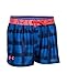 Under Armour Girls' Printed Play Up Shorts, Ultra Blue (907)/Rocket Red, Youth Medium