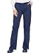 Cherokee Women Scrubs Pant Workwear Core Stretch Mid Rise Straight Leg Drawstring WW130, L, Navy