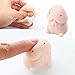 Yimeezuyu Mochi Squishy Toys 12 Pcs Funny Novelty Ding Ding Toys Mini Squeeze Ball Slow Rising Anti Stress Dolls Stress Relief Toy for Birthday Party Gag Gifts