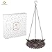 Kimdio Bird Feeder Hanging Tray, Seed Tray for Bird Feeders/Bird Bath, Outdoor Garden Backyard Decorative Great for Attracting Pet Hummingbird Feeder (Copper)