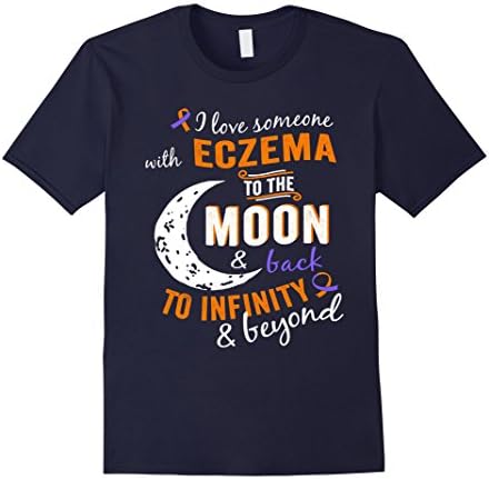 Mens Eczema Awareness Shirt For Women/Kid/Men Medium Navy