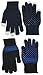 N'Ice Caps Kids Magic Stretch Warm Plush Lined Knit Touchscreen Gloves - 2 Pair Pack