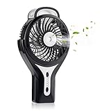Ehomely USB handheld Mini Misting Fan Personal Cooling Humidifier Portable Air Conditioner With Rrechargeable Battery, Heat Stroke Prevention (Black)