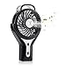 Ehomely USB handheld Mini Misting Fan Personal Cooling Humidifier Portable Air Conditioner With Rrechargeable Battery, Heat Stroke Prevention (Black)