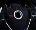 Eppar Decorative Steering Wheel Logo Trim for BMW X1 X3 X4 X5 X6 Z3 Z4 i3 i8 E63 E64 F20 F25 E81 E85 E86 E89 F10 F30 F10 E87 E88 E82 E36 E46 E90 E92 E93 E39 E60 E65 E66 F01 F02 F06 F07 (Silver)