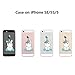 Unov Case for iPhone SE (2016) iPhone 5s iPhone 5 Clear with Design Embossed Pattern TPU Soft Bumper Shock Absorption Slim Protective Back Cover 4 Inch (Baby Unicorn)