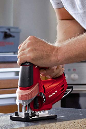 Einhell Stichsäge TE-JS 100 (750 W, max. 100 mm, 45° Schrägschnitt, Hubzahlregelung, 4-Stufen Pendelhub, Absaugadapter… – Bild 3