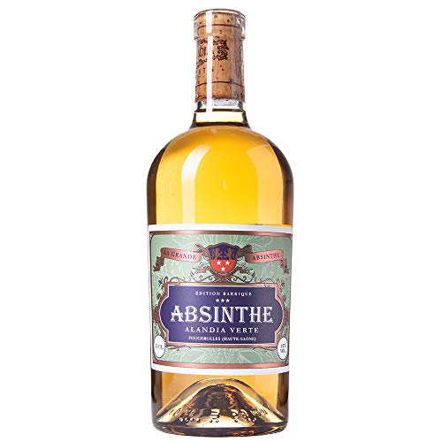 Absinth ALANDIA Verte Édition Barrique | 15 Monate fassgelagert im frz. Eichenfass | Komplex im Geschmack | 65% Vol…