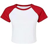 Women's Micro Rib Raglan Baby T-Shirt by BELLA + CANVAS
