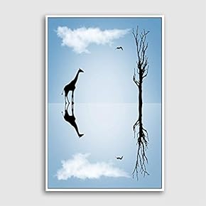 Framed Canvas Wall Art for Living Room, Bedroom Sky Canvas Prints for Modern Home Decoration Ready to Hang - 16"x24" inches