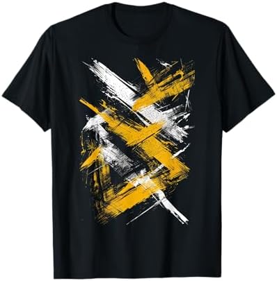 Amazon.com: White Orange Abstract | Graphic Tee | S - 6XL | Mens