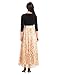 LookbookStore Women's A Line V Neck Gold Sequin Pattern Belted Party Prom Dress