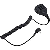 Pdflie IP54 Waterproof Microphone Shoulder Mic for Motorola Vertex Standard Radio EVX-261 EVX-531 EVX-534 EVX-539 VX-210 VX-231 VX-261 VX-264 VX-351 VX-354 VX-410 VX-424 VX-450 VX-451 VX-454 VX-459