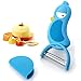 Premium Cute Bird Potato Peeler. Nonstick Fruit & Vegetable Swivel Peeler - with Cover.