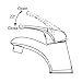 4 inch Brushed Nickel Bathroom Faucets Centerset，Single Handle Lavatory Sink Faucet for 3 hole Center Set Vanity without Drain Assembly