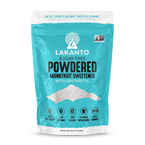 Lakanto Powdered Monk Fruit Sweetener with Erythritol Powdered Sugar