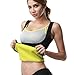 Cimkiz Sauna Vest Sweat Waist Trainer for Women Lower Belly Fat with Sauna Suit Effect Neoprene Workout Tank Top Black