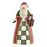 Jim Shore for Enesco Heartwood Creek Santa with Lantern Figurine, 8.5-Inch