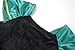 Padete Little Girls Anna Princess Dress Elsa Snow Party Queen Halloween Costume (4 Years, Green)