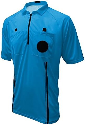 Winners Sportswear New USSF Pro Soccer Referee Jersey (Blue, Adult Medium)