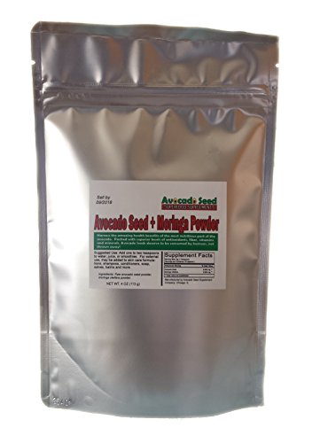 4 oz. raw avocado seed with moringa powder - nutrients • antiox…