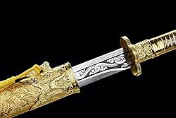 ZPGP Golden Dragon Sword Chinese Broadsword Kungfu