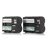 Powerextra 2 Pack Replacement Canon BP-511 Battery for Canon BP-511A and Canon EOS 5D, 50D, 40D, 20D, 30D, 10D, Digital Rebel 1D, D60, 300D, D30, Kiss Powershot G5, Pro 1, G2, G3, G6, G1, Pro90