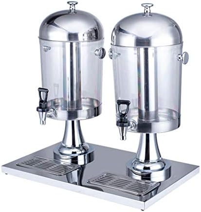 MMM@ Juice Dispenser Commercial Stainless Steel Juicer Home Hotel Hot and Cold Drinks Machine Buffet Coffee Juice Container Thick Material Stable and Easy to Clean