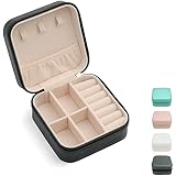 TRODANCE Mini Jewellery Travel Case For Rings Earrings Necklaces , Assorted colors, Single piece, SSH001B