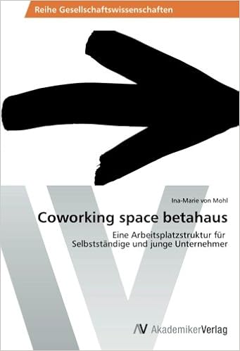 Cover des Buchs: Coworking space betahaus: Eine Arbeitsplatzstruktur für Selbstständige und junge Unternehmer