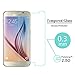 Caseguru® Galaxy S6 Screen Protector World's Best Japanese PET 9H Glass Samsung Galaxy S6 Premium Tempered Glass Screen Protector (9H Hardness 0.33mm 2.5D) Ultra HD Clear Maximum Touchscreen Accuracy