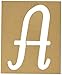 FolkArt Stencil Paper, Alphabet & Monogram Italic 8
