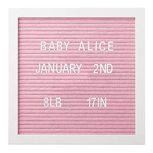 Buy Pearhead 10" X 10" Letterboard, Rustic Nursery, Message Board, Baby