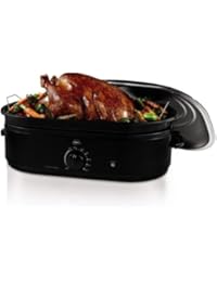 Sale Oster CKSTRS18-BSB 18-Quart Roaster Oven with Self-Basting Lid