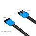 AVACON SATA III Cable, SATA III 3 Pack 6Gbps Straight HDD SDD Data Cable with Locking Latch 18 Inch for SATA HDD, SSD, CD Driver, CD Writer