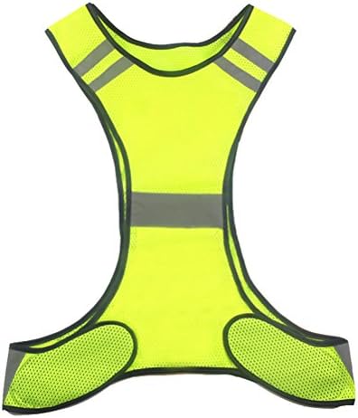 Sportsvoutdoors Reflective Vest for Running or Cycling (Women and Men, with Pocket, Adjustable, Lightweight, Gear for Jogging, Biking, Motorcycle, Walking) by