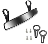 15" Wide Rear View Race Mirror Convex UTV Mirror with 1.75" Clamp Scratch Shatterproof Glass for Polaris RZR800 1000 1000 S and More