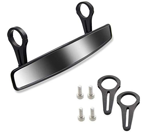 15" Wide Rear View Race Mirror Convex UTV Mirror with 1.75" Clamp Scratch Shatterproof Glass for Polaris RZR800 1000 1000 S and More