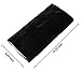 WODISON Suede Travel Jewelry Roll up Bag Case Rolling Ring Necklace Earring Organizer Large for Gift Idea