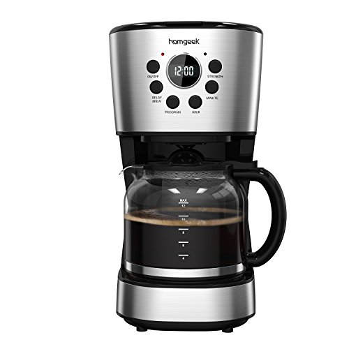 Homgeek Filter Coffee Maker with Timer Function Dominican
