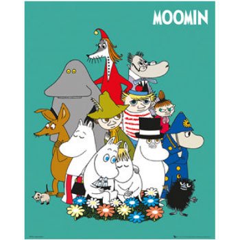 100 ムーミン キャラクター Fuutou Sozai