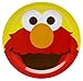 Zak Designs Plate featuring Elmo from Sesame Street, Break-Resistant and BPA-Free Melamine, 8