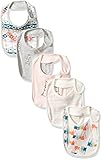 Rosie Pope Baby 5 Pack Bibs, Pink, One Size