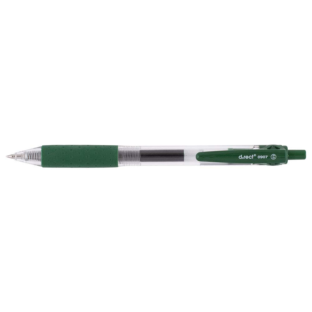 D.RECT Retractable 0907 Pen Green