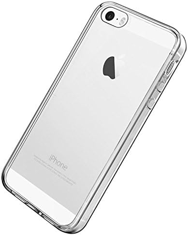 iPhone 5s Case, iPhone SE Case, iPhone 5 Case, Pummory Shock-Absorption Bumper TPU Clear Cover - Crystal Clear