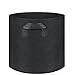 Grow Bags, Root Pouch, 5-Pack 10 Gallon Plantmate Flower Plant Hydroponic Fabric Pot Container with Handles (Black)