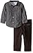 Calvin Klein Baby Boys' Shirt and Twill Pants Set
