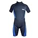 LayaTone Mens Shorty Wetsuit 3mm Neoprene Diving Suit with Back Zipper, Adults Shorty Wetsuits for Swimming Diving Snorkeling Kayaking