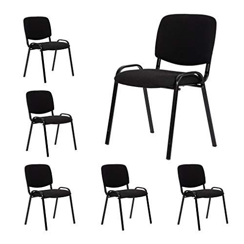 Guest Chair Reception Chairs Conference Chairs Stack Meeting Chair Executive Side Chair with Lumbar Support and Cushion Seat for Home Office Waiting Room