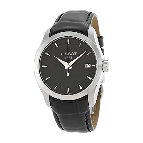 Tissot women s t035.210.16.051.00 black dial couturier …